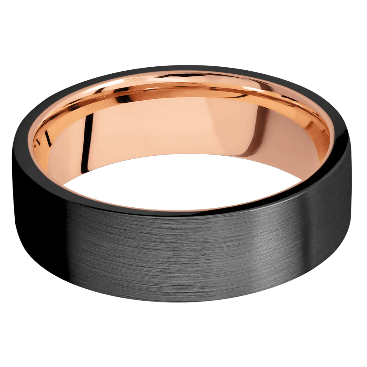 Zirconium + Satin Finish + 14K Rose Gold - Image 3