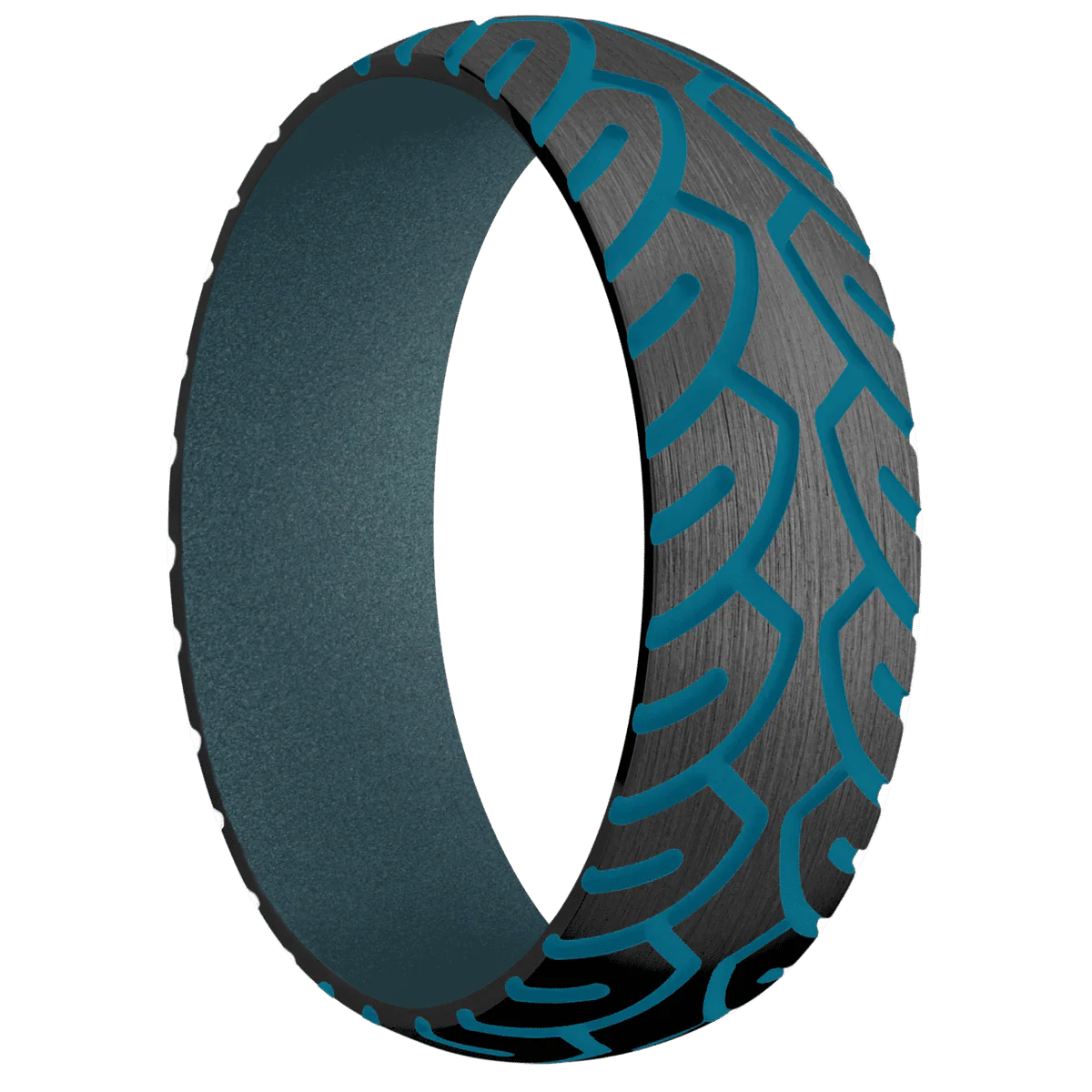 Zirconium + Satin Finish + Blue Titanium
