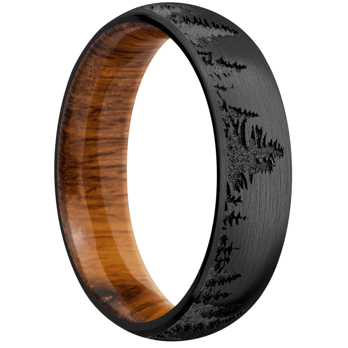Zirconium + Satin Finish + Desert Iron Wood