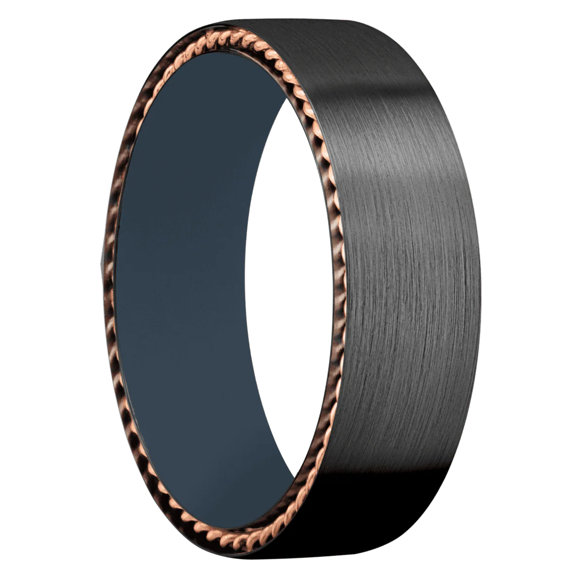 Zirconium + Satin Finish + Navy Blue