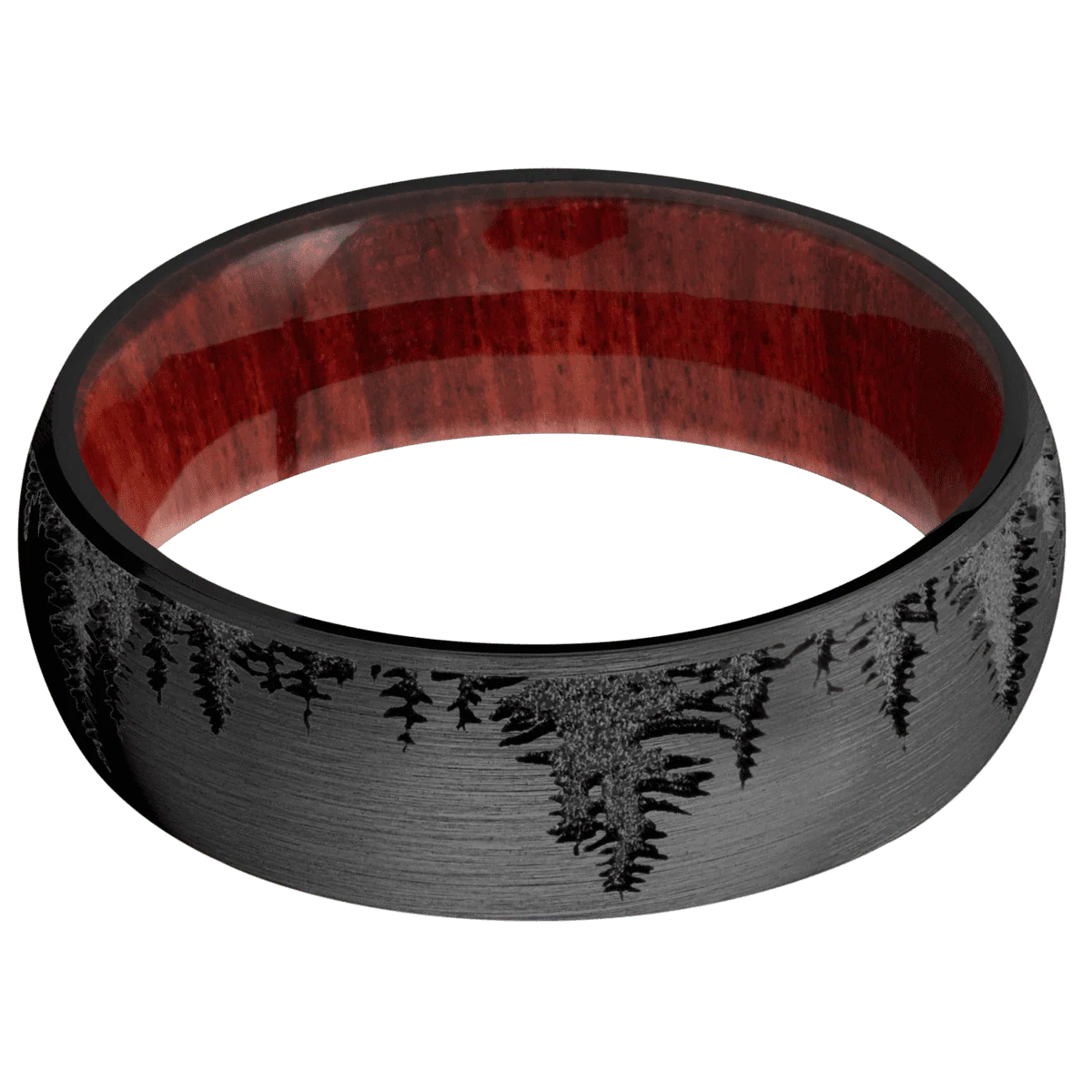 Zirconium + Satin Finish + Red Heart - Image 3