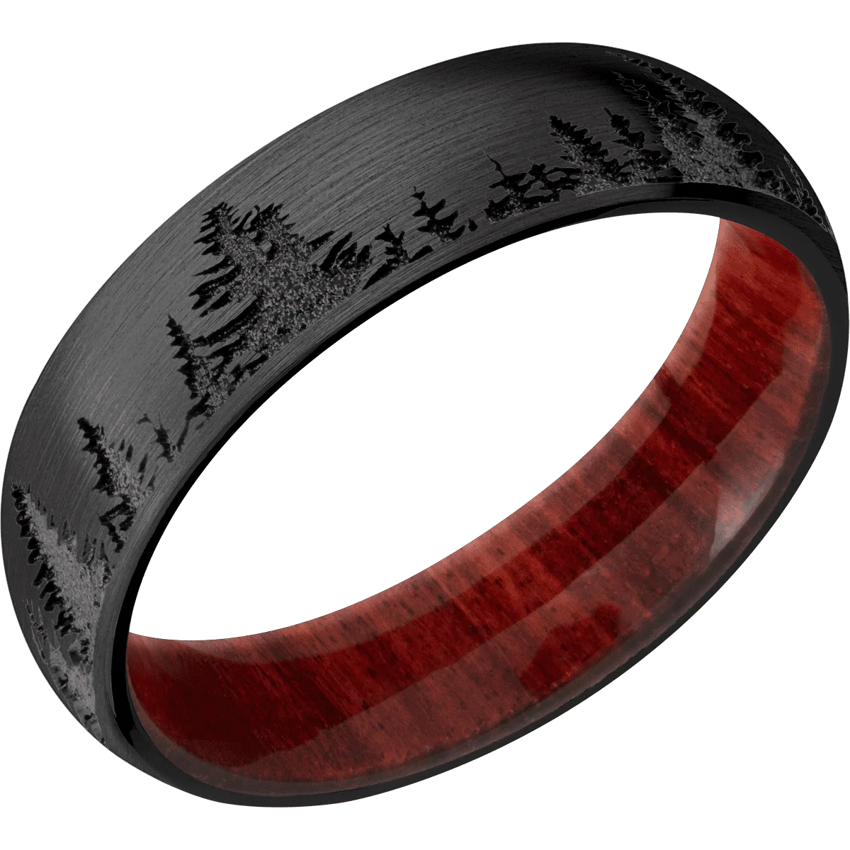 Zirconium + Satin Finish + Red Heart - Image 2