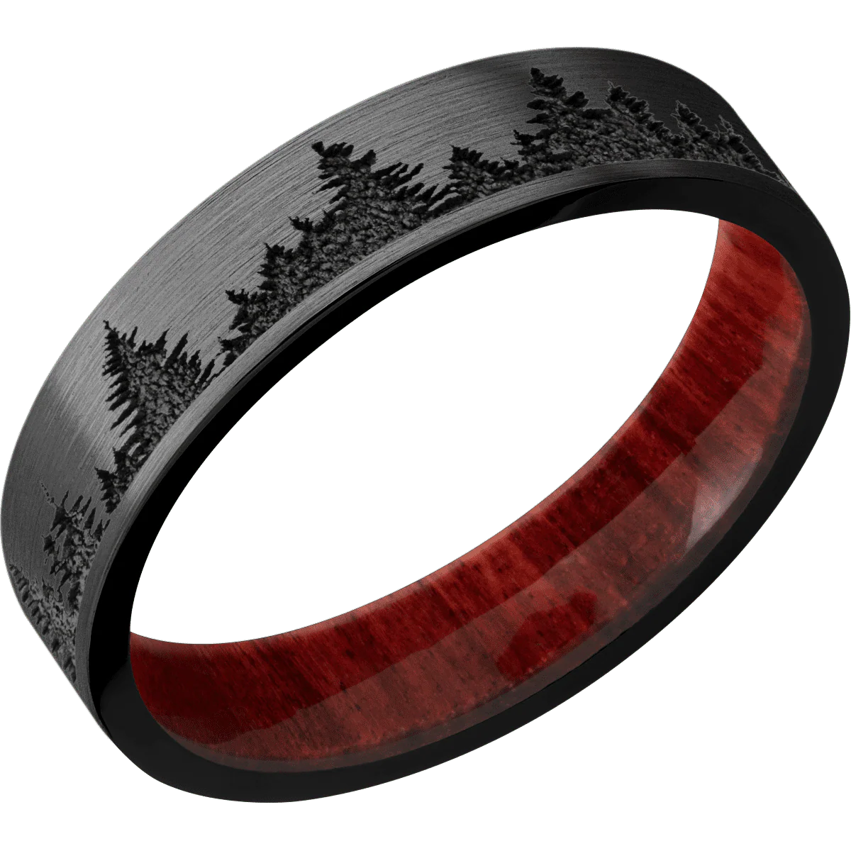 Zirconium + Satin Finish + Red Heart - Image 2