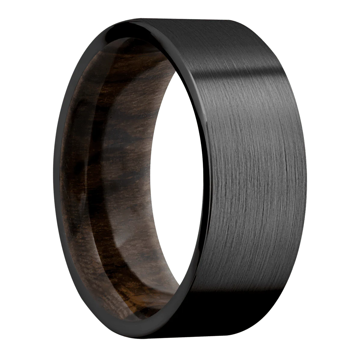 Zirconium + Satin Finish + Ziricote
