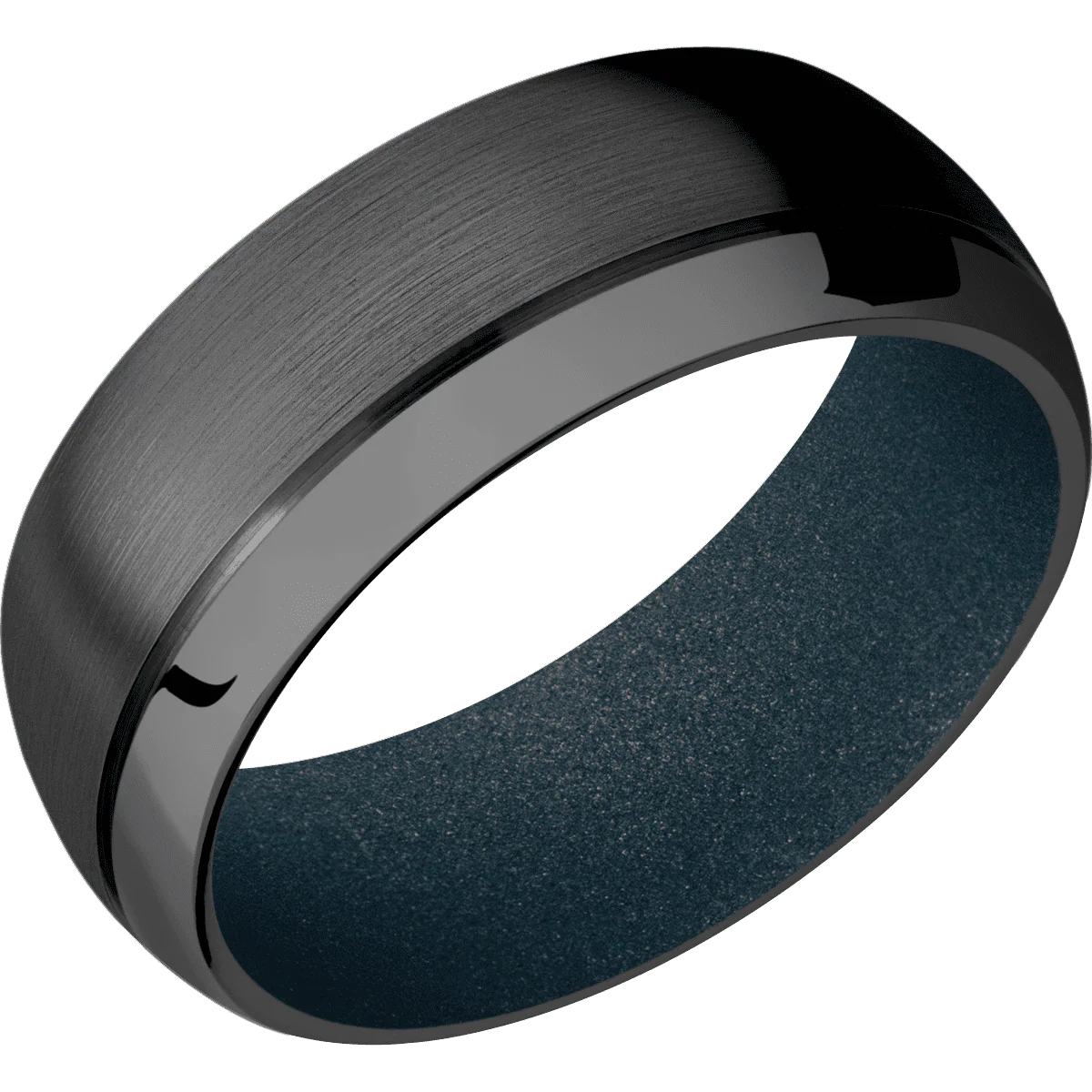 Zirconium + Satin , Polish Finish + Blue Titanium - Image 2
