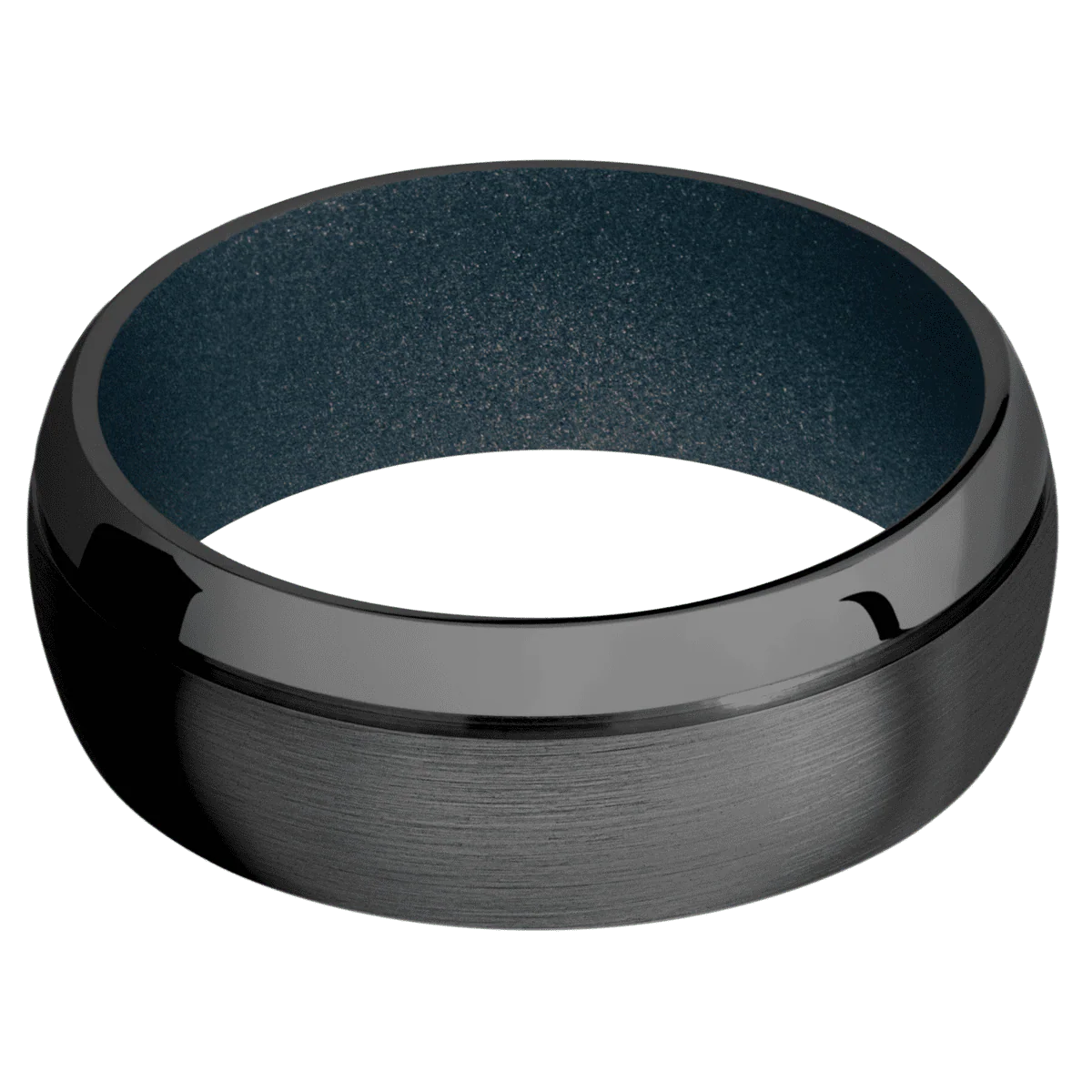 Zirconium + Satin , Polish Finish + Blue Titanium - Image 3