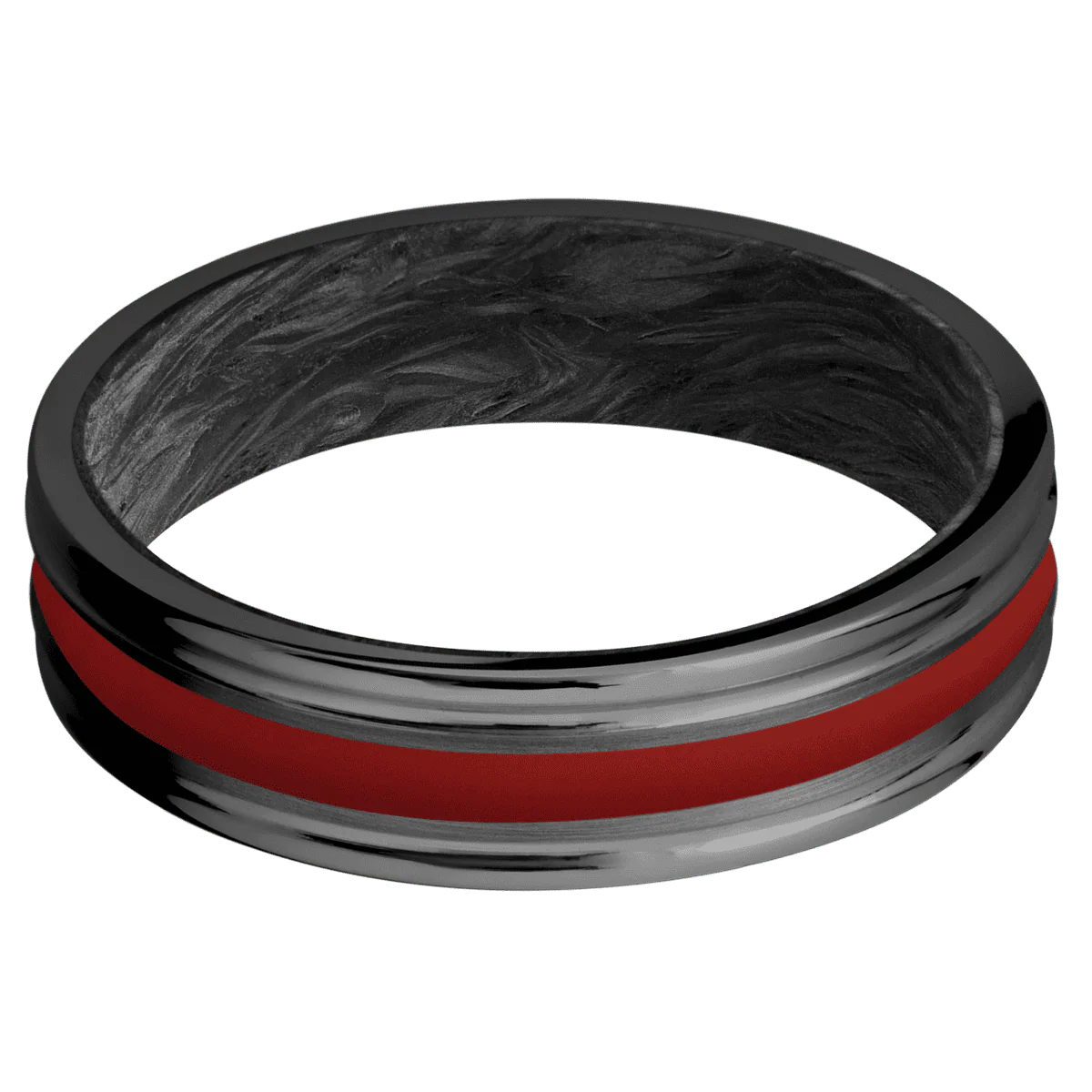 Zirconium + Satin , Polish Finish + Forged Carbon Fiber - Image 3