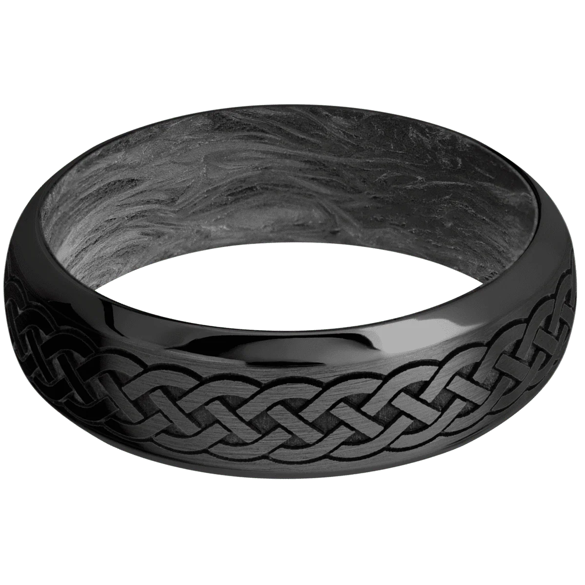 Zirconium + Satin , Polish Finish + Forged Carbon Fiber - Image 3