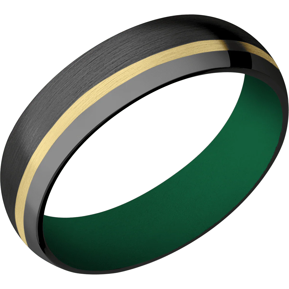 Zirconium + Satin , Polish Finish + Green - Image 2