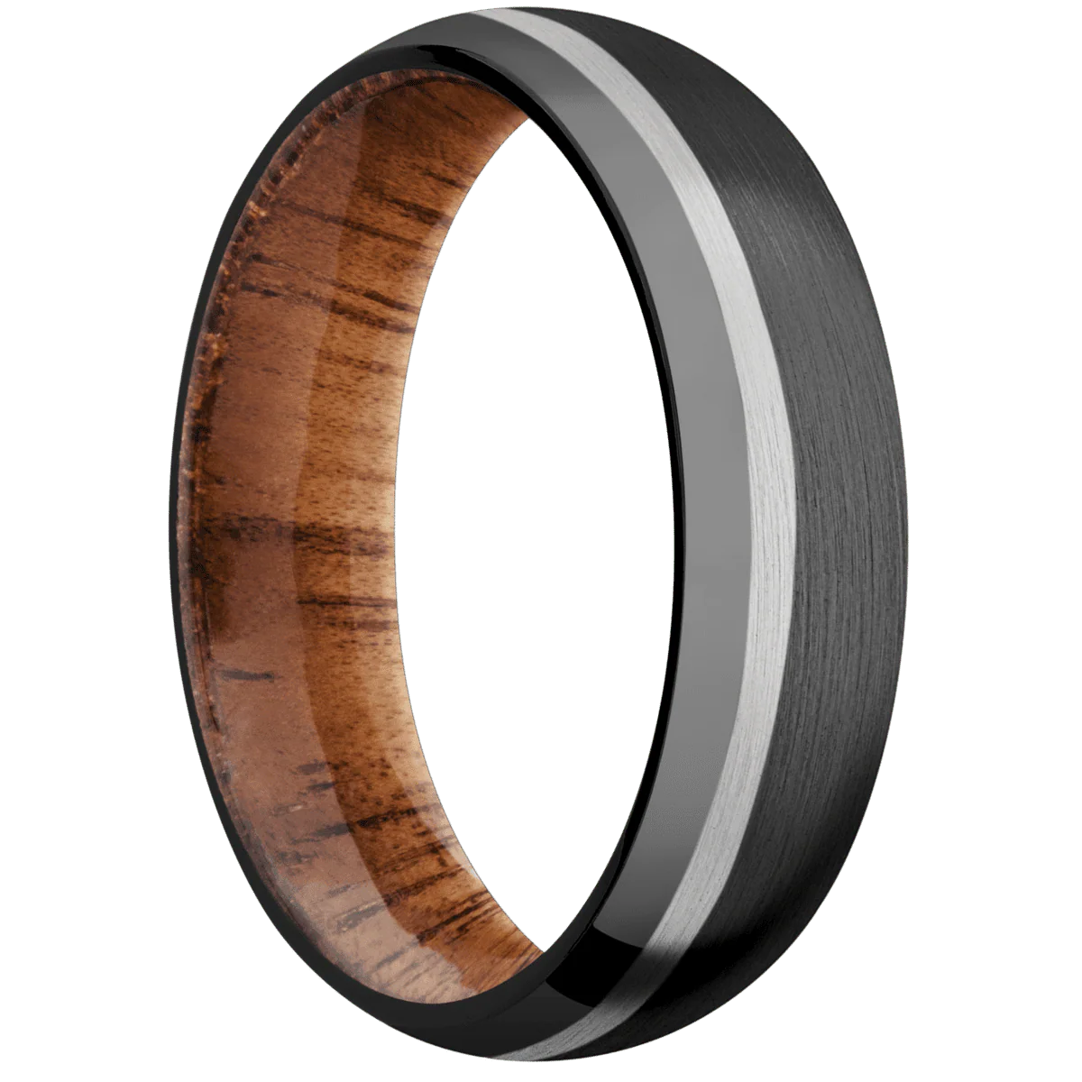 Zirconium + Satin , Polish Finish + Koa