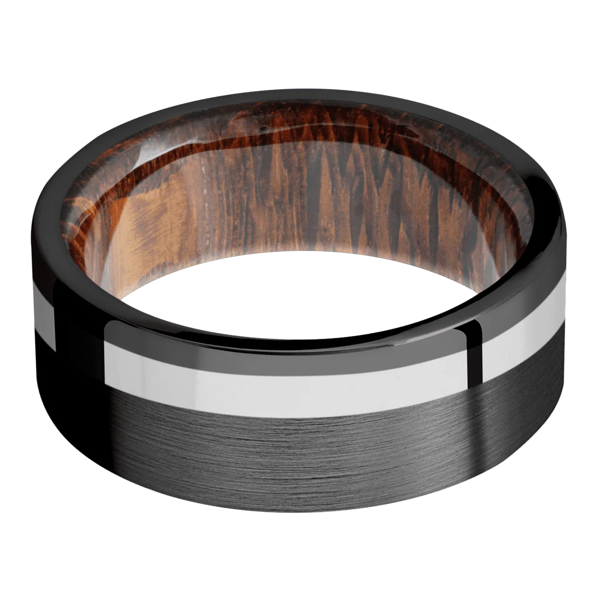 Zirconium + Satin , Polish Finish + Leopard Wood - Image 3