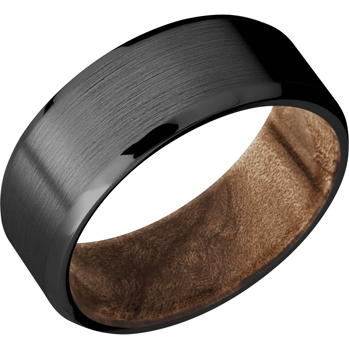 Zirconium + Satin , Polish Finish + Maple Burl - Image 2