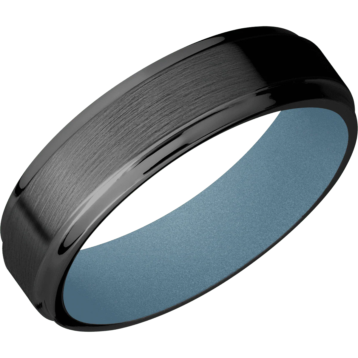 Zirconium + Satin , Polish Finish + Polar Blue - Image 2