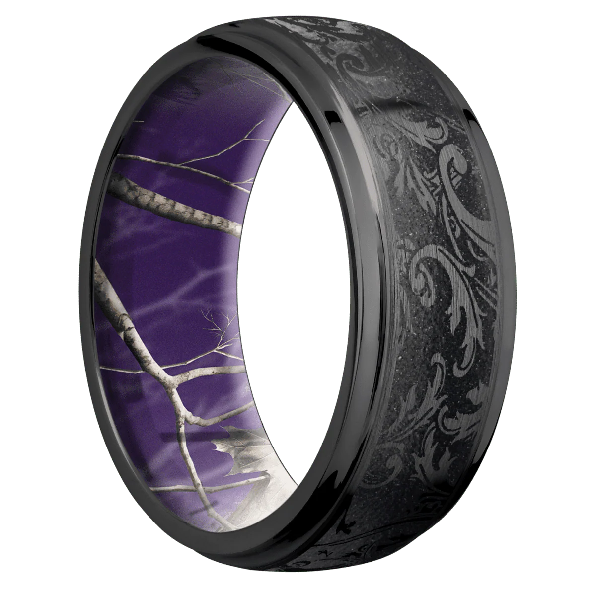 Zirconium + Satin , Polish Finish + RealTree APC Purple