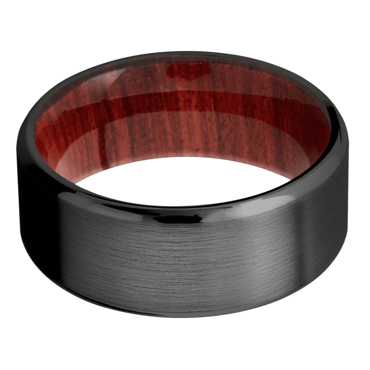 Zirconium + Satin , Polish Finish + Red Heart - Image 3