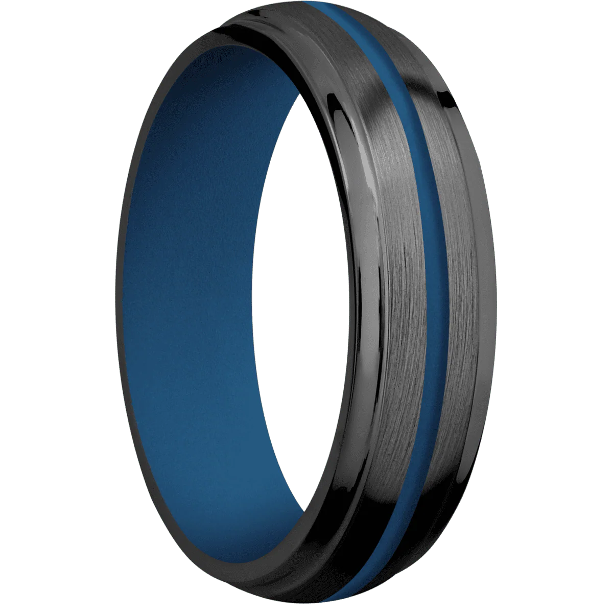 Zirconium + Satin , Polish Finish + Ridgeway Blue