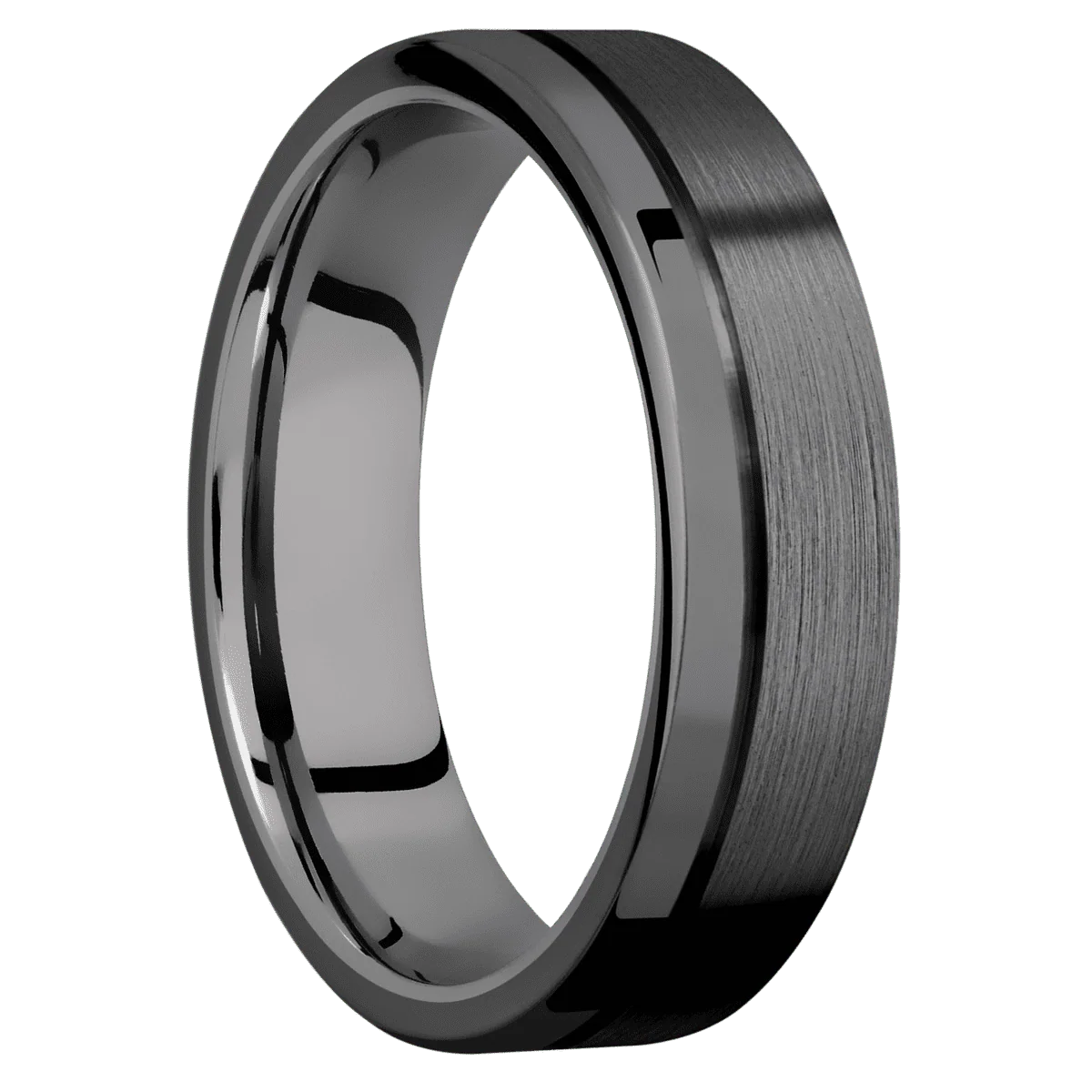 Zirconium + Satin , Polish Finish + Tantalum