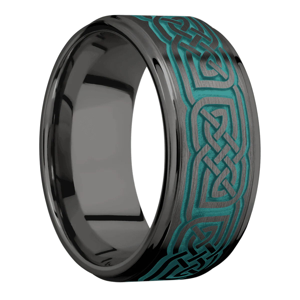 Zirconium + Satin , Polish Finish + Tantalum Noir