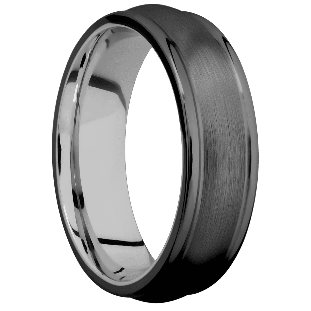 Zirconium + Satin , Polish Finish + Titanium