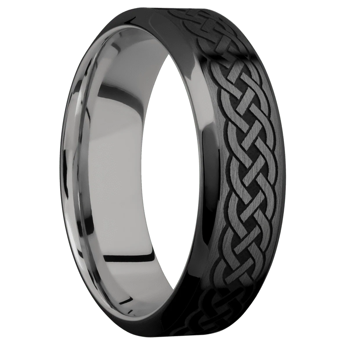 Zirconium + Satin , Polish Finish + Titanium