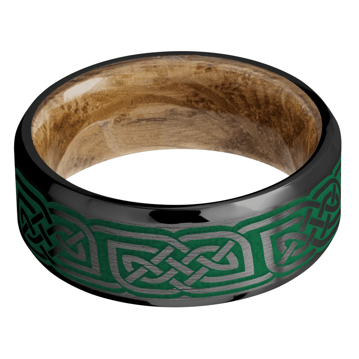 Zirconium + Satin , Polish Finish + Whiskey Barrel - Image 3