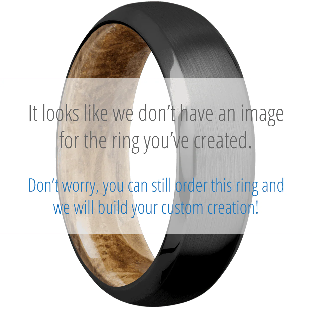 Zirconium + Satin , Polish Finish + Whiskey Barrel