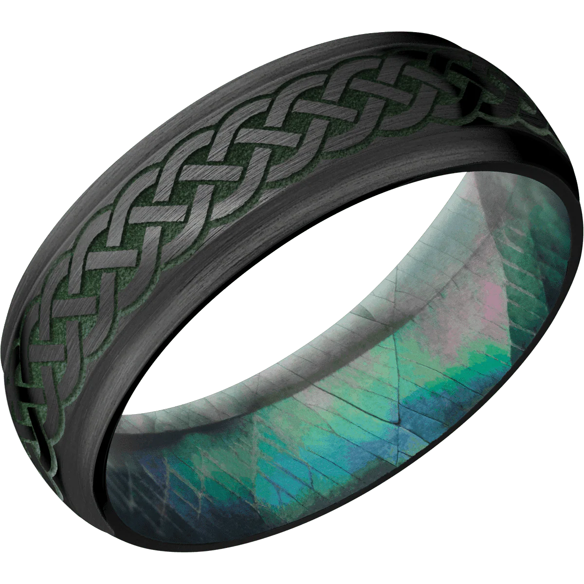 Zirconium + Satin , Satin Finish + Black Mother of Pearl - Image 2