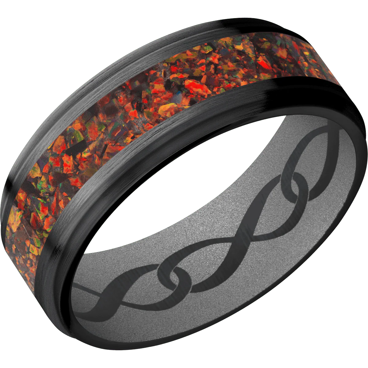 Zirconium + Satin , Satin Finish + Crushed Silver - Image 2