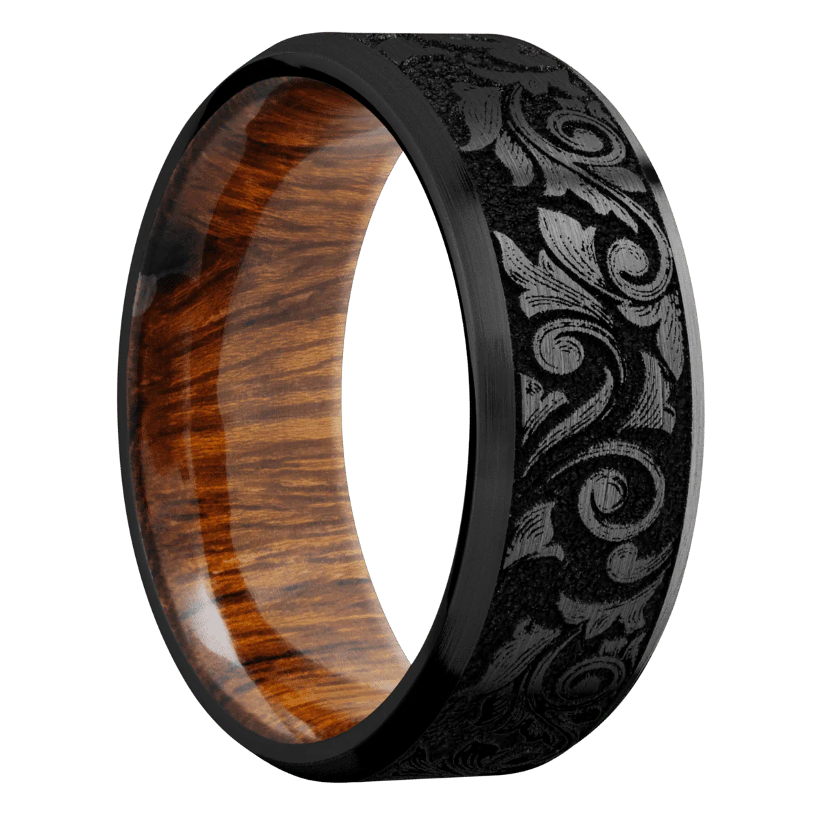 Zirconium + Satin , Satin Finish + Desert Iron Wood