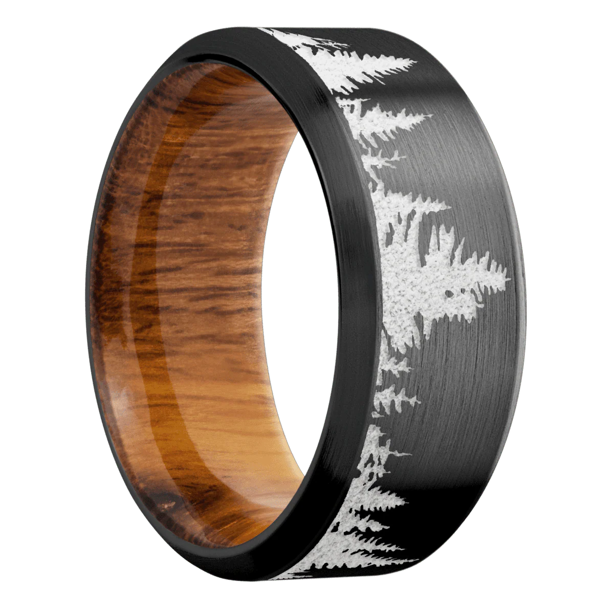 Zirconium + Satin , Satin Finish + Desert Iron Wood