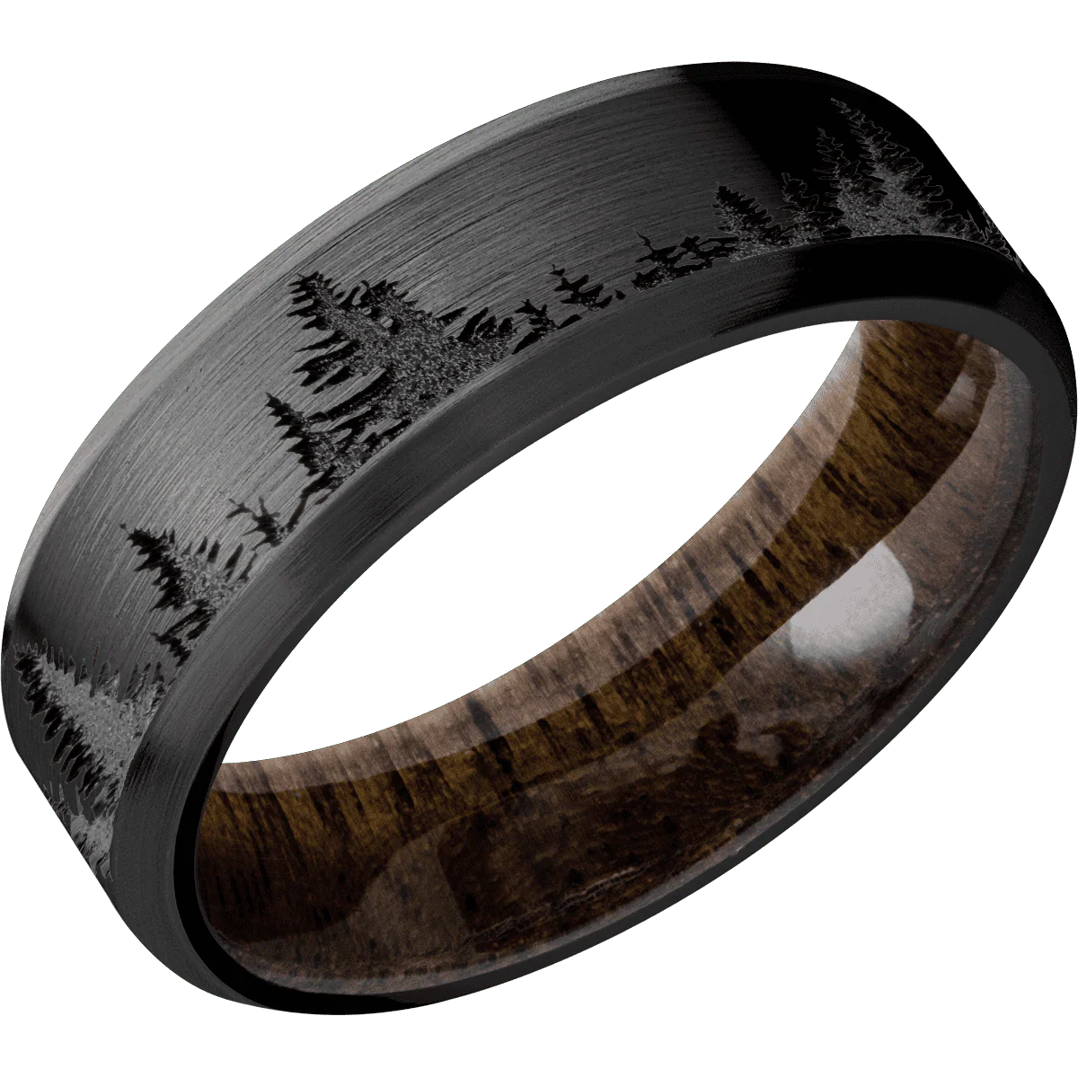 Zirconium + Satin , Satin Finish + Walnut - Image 2