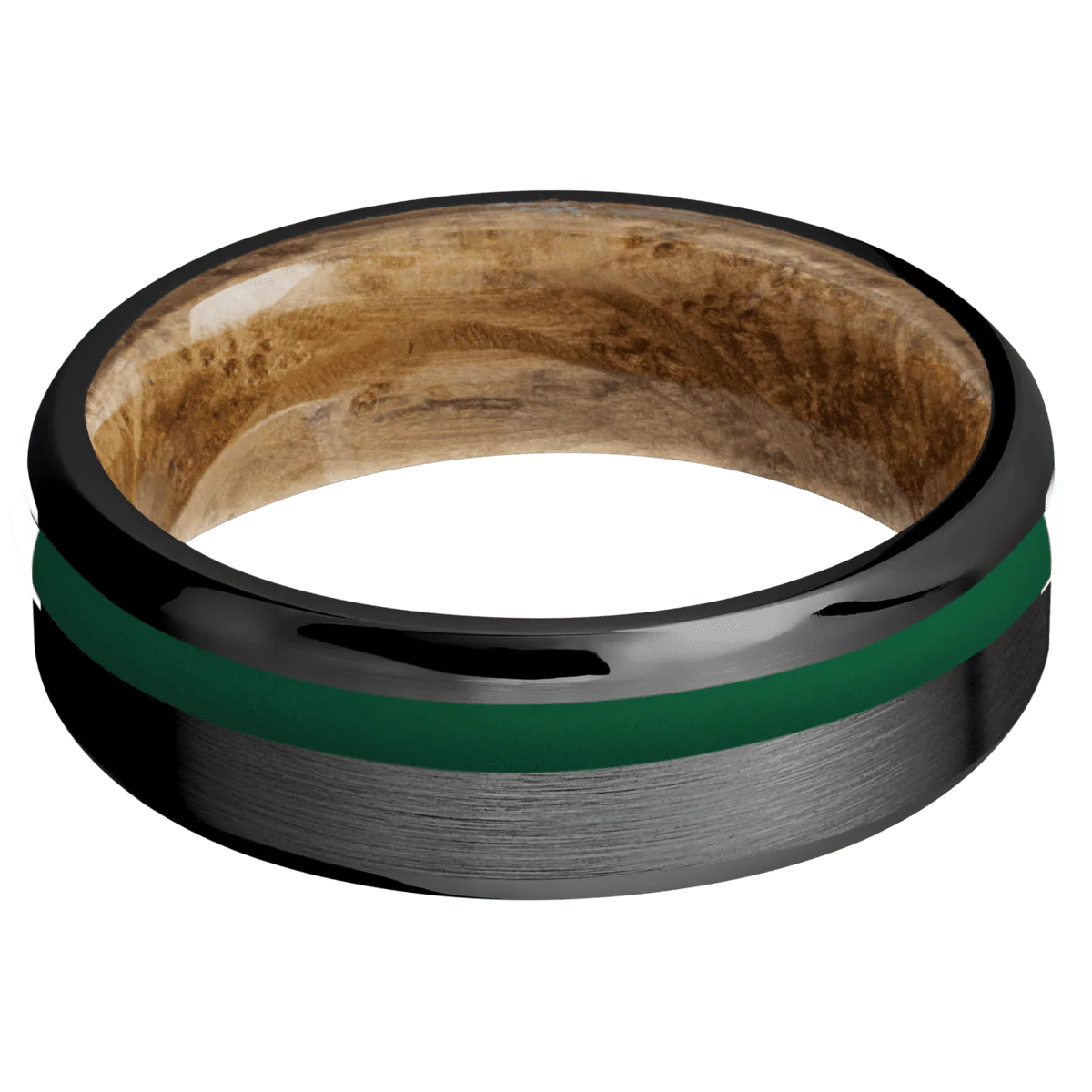 Zirconium + Satin , Satin Finish + Whiskey Barrel - Image 3