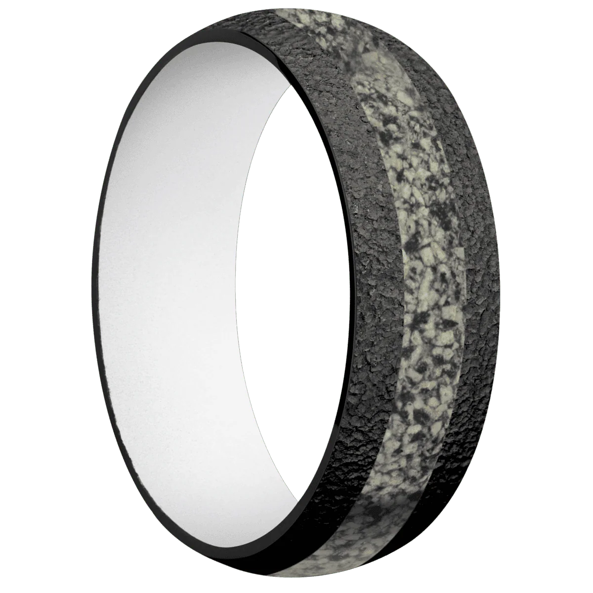 Zirconium + Stipple Finish + White