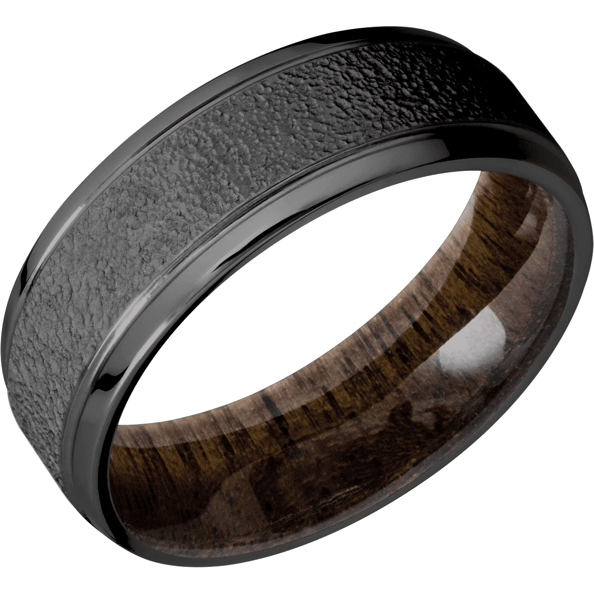 Zirconium + Stipple , Polish Finish + Walnut - Image 2