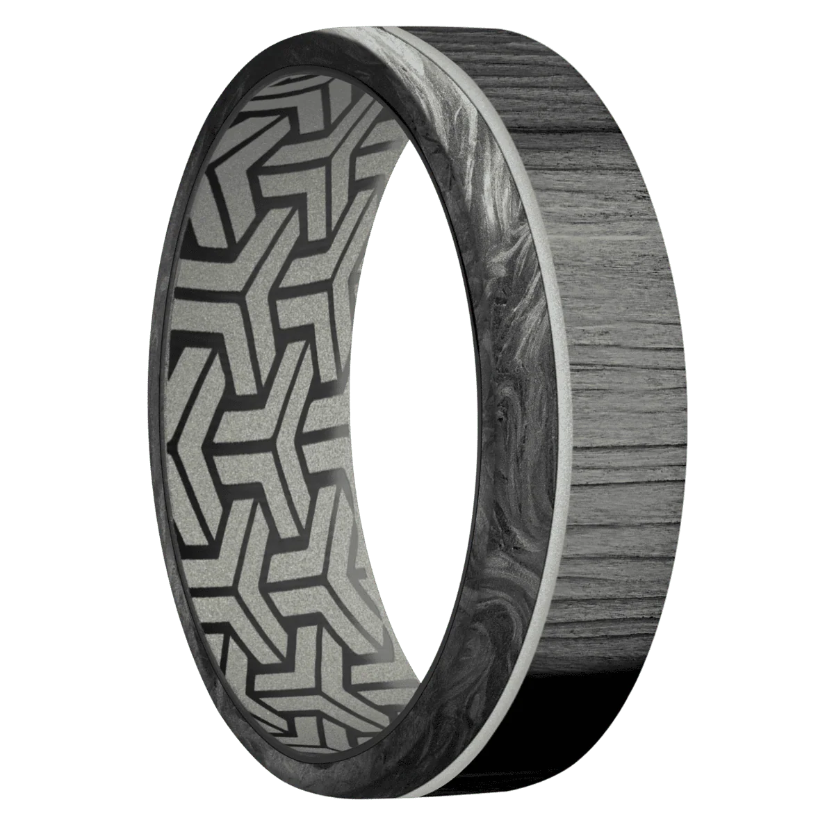 Zirconium + Treebark1 Finish + Gun Metal Grey