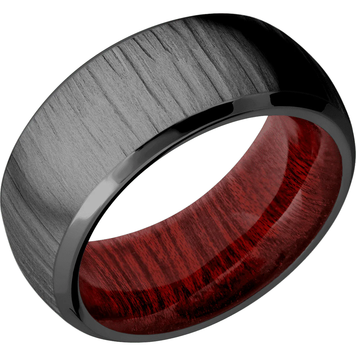 Zirconium + Treebark1 , Polish Finish + Blood Wood - Image 2