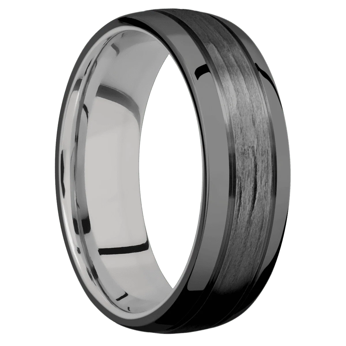 Zirconium + Treebarkh , Polish Finish + Titanium